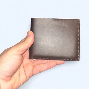 J. Crew Dark Brown Leather Card Holder